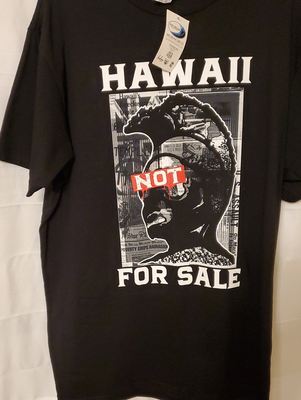 Black 'Hawaii NOT For Sale' Short-Sleeve Graphic Tee